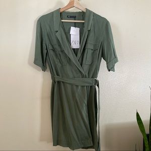 Zara Wrap Dress NWT